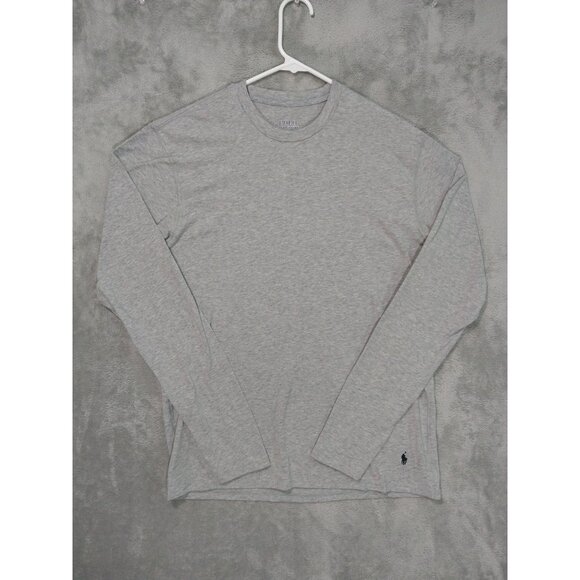 Polo Ralph Lauren Other - Polo Ralph Lauren Shirt Mens Large Gray Long Sleeve Crew Neck Tee Logo Casual